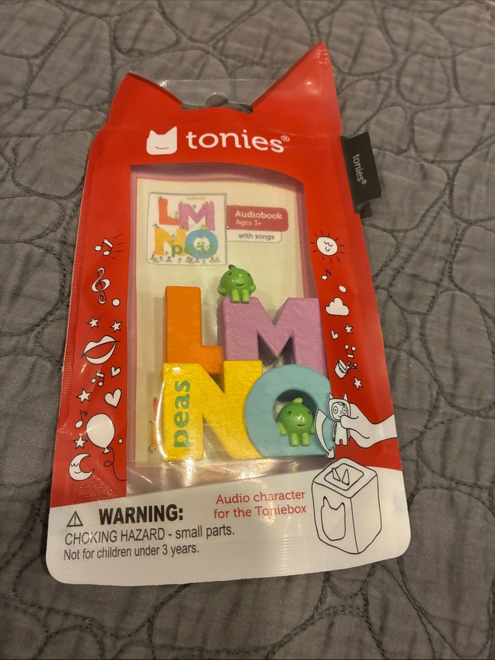 NWT Tonies L M N O Peas Alphabet Tonie